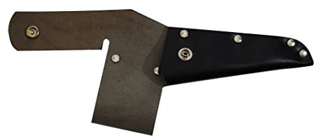 STUBAI Spitzenschutz 275503 Leder | Passgenaues Zubehör für Schieferdeckerhämmer | Schützt Hammerkopf und Materialien – robust vernäht, langlebig, ideal für Transport und Baustelle
