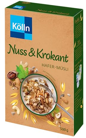 Kölln Müsli Nuss & Krokant, 500 g