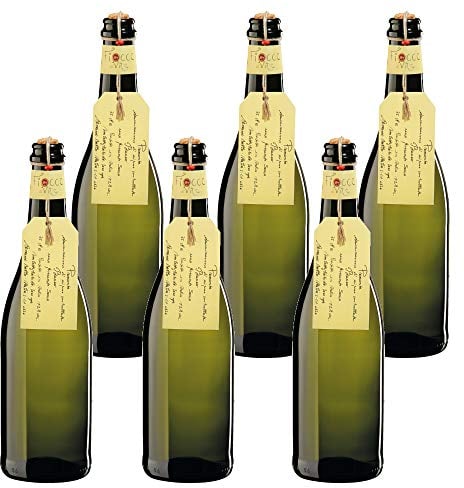 FIOCCO DI VITE Piemonte Doc Vino Bianco Fiocco Di Vite Vino Frizzante - 6 Bottiglie - 6 x 75cl
