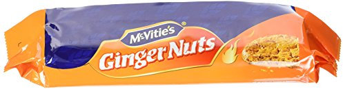 MC VITIES Biscuit Ginger Nuts Biscuits au Gingembre 250 g - Lot de 6