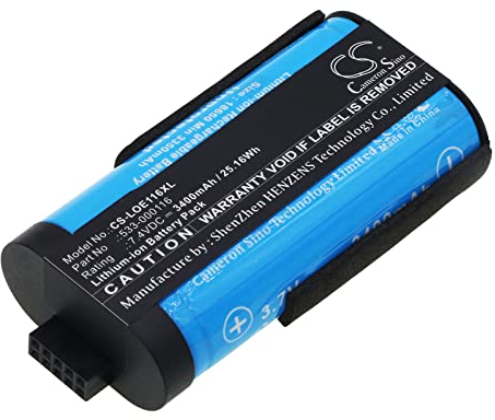CS-LOE116XL Akku 3400mAh Kompatibel mit [LOGITECH] S-00147, UE MegaBoom Ersetzt 533-000116, für 533-000138
