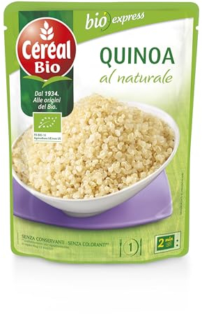 Cereal Bio Quinoa al Naturale 100% Biologica, da Agricoltura Biologica, 220 G
