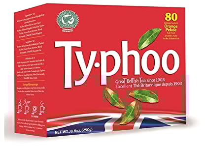 Typhoo Tea • 440 Black Tea Bags x 6 (Multipack) • Refreshing Everyday Blend • Bold & Full-Flavoured • Vegetarian Friendly • Packed in the UK • Ethical Sourcing