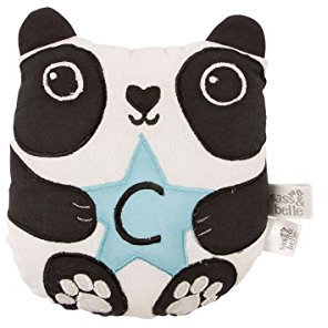 Sass & Belle Letter C Aiko Panda Cute Black White Mini Cushion Bear Kawaii Friends Home Bed