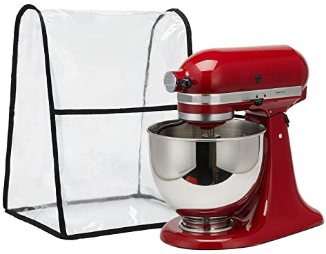 Kitchen Aid Mixer Cover, Clear Mixer Covers, Stand Mixer Accessories Compatible With Kitchenaid Hamilton Mixers, Mixer Dust Cover Fits Fits All Tilt Head & Bowl Lift Compatible 5-8 Quart Models