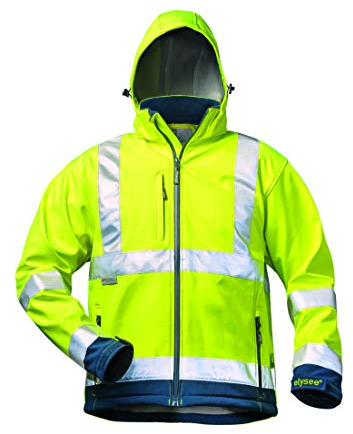 Elysee Warnschutzjacke Softshelljacke Jacke EN471 gelb Marine NEU OVP Gr. S-XXXL (M)