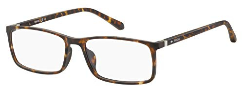 FOSSIL Quadratisch Nylon Brillen in Turquoise für Unisex, Brille mit Sehstärke, optional mit Sonnenbrillen tönung oder Blaulichtfilter (Modell Fos 7044)