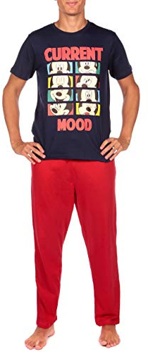 Disney Mens Mickey Mouse Pyjamas