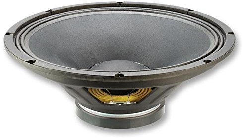 Altavoz, bajos/mediados de 15 pulgadas, 300 W, 3.5 Khz, 45 Hz, 8 Ohm, potencia RMS 300 W, 48 Hz, sensibilidad (Db) 98 db, función de transductor, tamaño del cono 15 pulgadas, 163 mm, 385 mm, diámetro