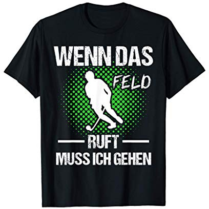 Herren Hockey Feldhockey Hockeyspieler Feldsport Geschenk T-Shirt