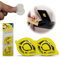 HOVUK® Bin Freshener Dustbin Scent Air Freshener, Odour Remover For Kitchen Dustbins Swing Pedal Air Fragrance Self Adhesive, 2Pcs Lemon Bin Freshener Odour Eliminator Yellow Color