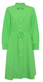 Tommy Hilfiger Mujer Vestido 1985 Vestido de Verano, Verde (Spring Lime), 36
