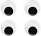 4er-Pack 10 Cm Kunststoff-Puppenaugen, Selbstklebend, Runde Augen, Abnehmbare Augen FüR Scrapbooking, Basteln, PuppenzubehöR, Halloween-Dekoration