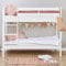 Hoppekids Etagenbett 2 Kinder 70x160 | Hochbett für 2 Kinder | Weiß