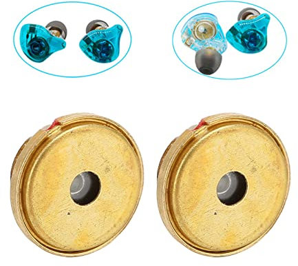Annadue 2pcs 10mm Headphone Speaker Driver 12ohm, 1Pair DIY Headphone Speaker Driver Replacement Parts, Headphone Speaker Driver Repair Accessory