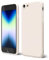 oakxco für iPhone SE Hülle 2022 2020, iPhone 7/8 Hülle Silikon Case mit Kameraschutz, Ultra Dünn Bunt Handyhülle Mädchen, Einfarbig Handy Hülle Slim Schutzhülle, Matt TPU Weich Gummi, Beige Taupe