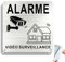 Sinmao - Panel de vigilancia para casa (15 x 15 cm, aluminio cepillado)