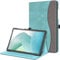 FINTIE Case for Samsung Galaxy Tab A9 Plus / A9+ 11 Inch 2023 Model (SM- X210/ X216/ X218), Multi-Angle Viewing Smart Stand Cover with Pocket Auto Wake/Sleep, Turquoise