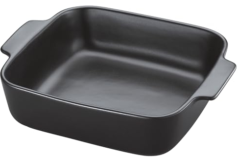 Pirofila da forno PROVENCE quadrata, 23 cm, in ceramica, nero, made in Portogallo