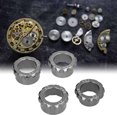 Topyond Watch Case Opener, 4Pcs Professional Back Case Remover, Multi Specification Dies for 40mm-47mm, Watch Repair Tools