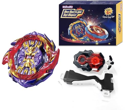 Hozuumo Bey Battling Tops Brust Turbo Starter Set, 4D Metall Fusion Kampfkreisel, Bey Arena Blade Spinning Tops mit Launcher, Geschenk-Sets für Kinder,1-31