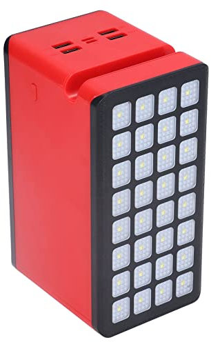 TOPINCN Chargeur Solaire Anti-poussière de Batterie Externe, Chargeur de Batterie pour Poissons à L'extérieur, Batterie Externe Solaire 100000Mah