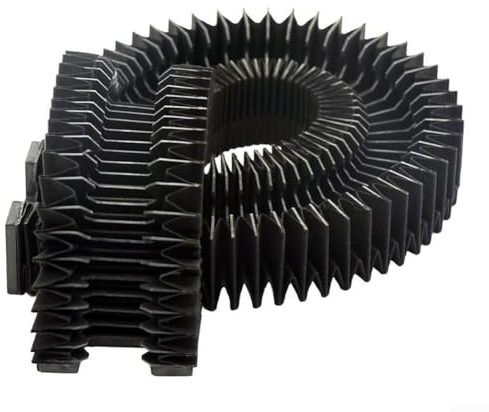 CNC-Maschinenabdeckung, Staubtuch für HGR30 Linearführungsbalg, staubdichte Abdeckung, flache Akkordeon-Balgabdeckung, gedehnte Länge 200–1000 mm (400 mm)