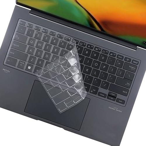 Keyboard Cover for ASUS ZenBook 14X OLED UX3404 UX3404VA Q410VA Q420 Q420VA, ZenBook 14 Flip UP3404/Pro 14 UX6404 Laptop TPU