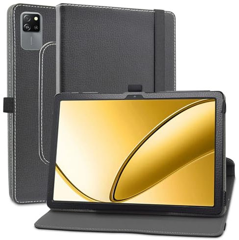 MAMA MOUTH Kompatibel mit Blackview Tab 60 WiFi hülle,360° Drehbarer Stand Cover Premium Schutzhülle Tasche Etui mit Ständerfunktion Case für Blackview Tab 60 WiFi/Tab 60 Pro 10.1 Zoll,Schwarz