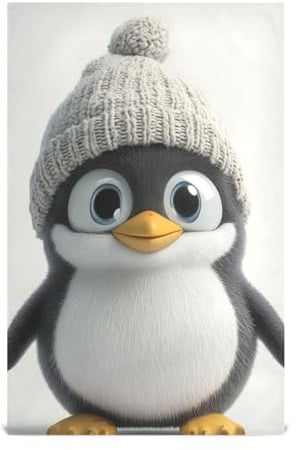 RPLIFE Geschirrtuch mit süßem Pinguin, 71,1 x 45,7 cm, Küchenhandtücher