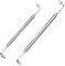 Tournevis coudé plat 175 mm cruciforme + tournevis plat cruciforme de 130 mm 90 degrés Type Z Double tête Offset Tournevis magnétique pour les endroits étroits