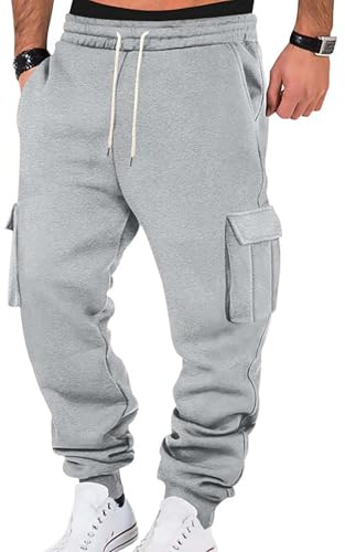 uxxnjfg Pantalon Cargo Homme Travail Multipoches Pantalon Chino Randonnée Grande Taille Slim Sportswear Sport Jardinage Militaire Pant