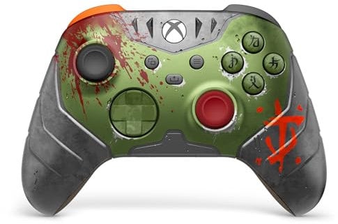 Xbox Controller Wireless edizione limitata - DOOM: The Dark Ages per Xbox Series X|S, Xbox Ones, PC e dispositivi abilitati per il Cloud