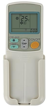 1 telecomando A/C da utilizzare for Daikin ARC433B50 ARC433A55 ARC433A98 ARC423, regolatore di condizionamento dell'aria con modalità di riscaldamento(Remote and Holder)