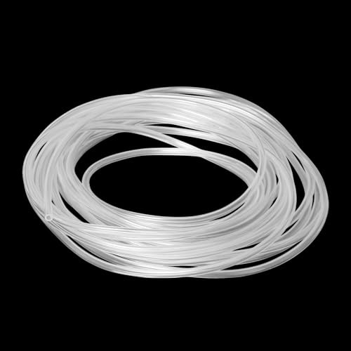 iMeistek 5mm ID x 7mm OD Clear Plastic Tube Hose, 10M Length Food Grade Flexible PVC Vinyl Tube Pipe for Oil Water and Air Transfer