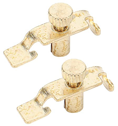 Mtlavishness Lot de 2 tendeurs de cordes professionnels pour Erhu, pince métallique, accessoires pour instruments, doré