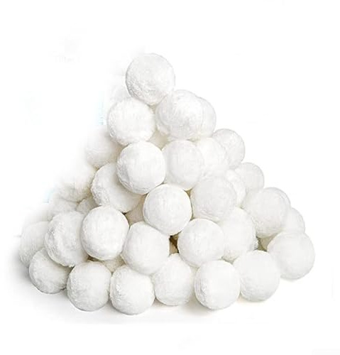 5cm Pool Filter Balls Zuverlässige und wiederverwendbare Filtration für Sand und DE Poolfilter (1000g)
