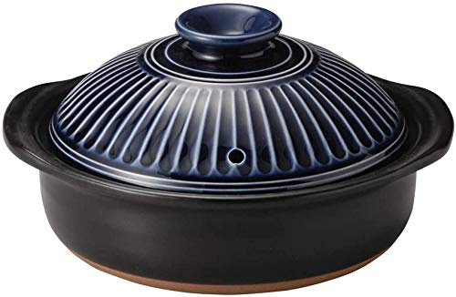 Cooking Pot, Japanese Hot Pot,Clay Rice Cooker,Round Ceramic Casserole,Heat-resistant Earthenware Rice Pot,Slow Stew Pot,Stovetop Ceramic Cookware,Stockpot
