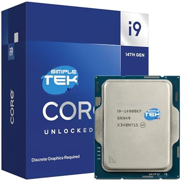SIMPLETEK - Core i9-14900KF Prozessor - LGA 1700, 24 Core / 32 Thread, max. Frequenz 6.00 GHz ohne integrierte Grafik
