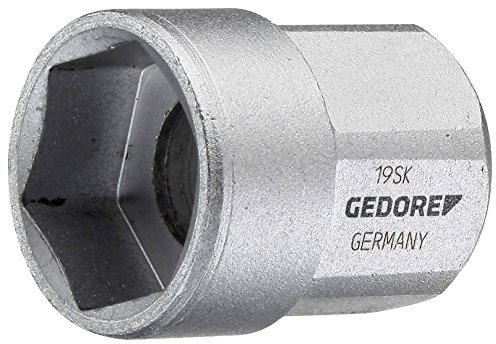 GEDORE Steckschlüsseleinsatz 1/2 Zoll kurz, 16 mm, 1 Stück, 19 SK 16