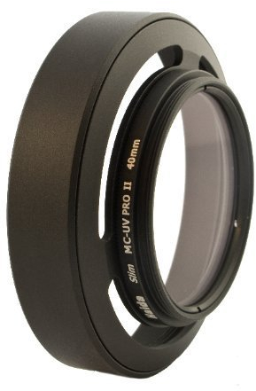 Neu für Fujifilm X10 und X20 - Sonnenblende und Spezialfilter 40mm von HAIDA - Pro II Slim UV Digital MC