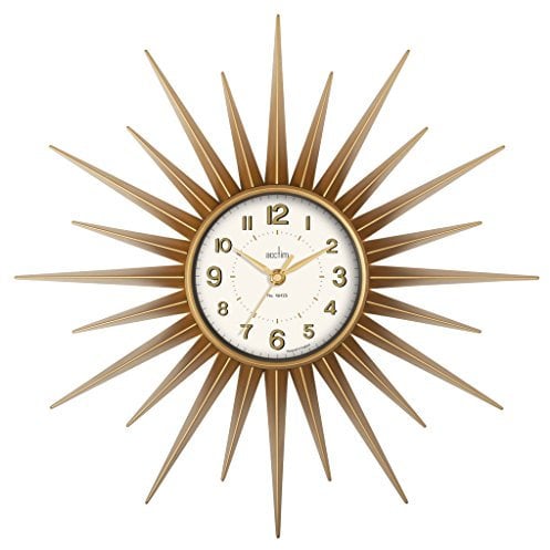 Acctim Clock, Gold, 43 cm l x 43 cm w