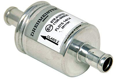 Drehmeister Filtro Gas FL01S 11x11mm - Filtro per autogas, impianti a Gas LPG/CNG - universalmente applicabile per Tutti i Veicoli e Gli impianti a Gas (es. KME, BRC, Stag ECC.)