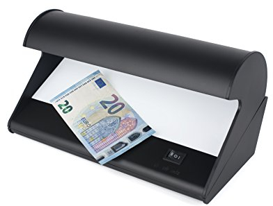 Pavo Money check UV, Geldscheinprüfgerät mit UV Neonlampe, Lichtröhren Lampe