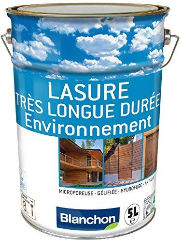 Lasure très longue durée noir environnement 5L - Blanchon