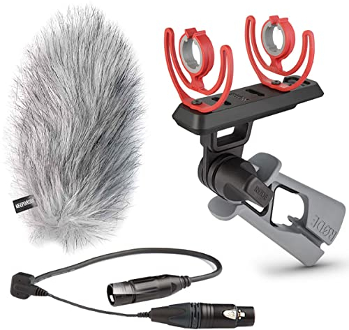 Rode PG2-R Pistolengriff + PG2R PRO CABLE + keepdrum WSWH Fell-Windschutz