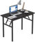 Need Mesa Plegable 100x60cm Mesa de Ordenador Escritorio de Oficina Mesa de Estudio Puesto de Trabajo Mesas de Recepción Mesa de Formación, Negro AC5CB-100