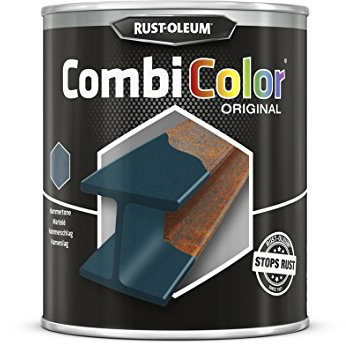 RUST-OLEUM 7327.0.75 Combicolor Original Hammer tone, Superior Metal Protection, Direct To Rust, dark blue