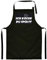 Ferocity Delux Kinderschürze Kind Malschürze Kunstkittel Kochschürze Apron Werkschürze mit einem Motiv schwarz Ich Koche [074]