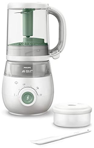 Robot Cuiseur-Mixeur 4 en 1 pour Bébé - PHILIPS AVENT - Cuit a la vapeur - Mixe - Réchauffe - Décongele